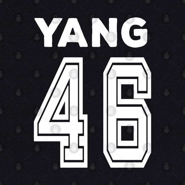 Yang 2020 US Presidential Candidate Election Jersey 46 by familycuteycom